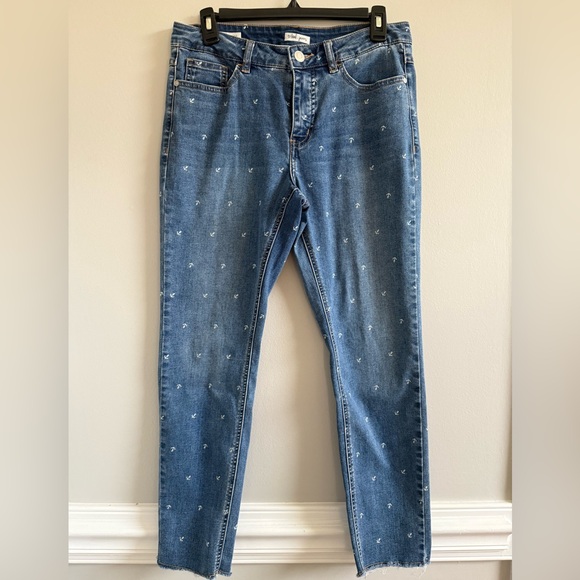 Tribal jeans, anchor print ⚓️, vguc, 8 - Picture 1 of 3